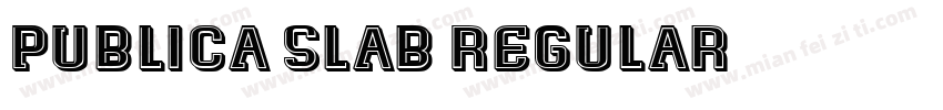 Publica Slab Regular字体转换